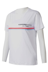 T1025 supply women's sublimation custom white short sleeve printing LOGO sublimation sublimation T-shirt center HK